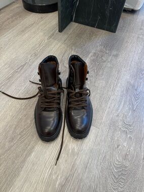 Common Projects Women's Dark Brown Leather Ankle Boots